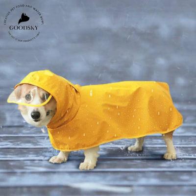 China GOODSKY Dog Outdoor Jacket Viable Hot Selling Breathable Color Matching Medium And Large Dog Raincoat Waterproof Dog Coat for sale