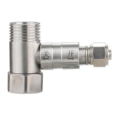 China Water Purifier Accessories High Pressure SUS304 Angle Valve 3/8