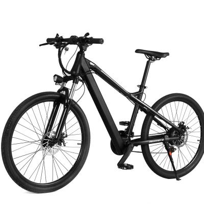 China Fat Tire 48V 350W Aluminum Alloy Big Wheel eBike Dropshipping Electric Bike Eu Motor E Moutain Drop Boat 26 Inch Dual Suspension for sale