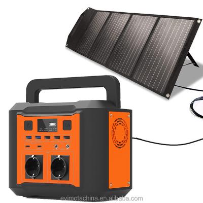 China OEM 110v 220v 1000w 500w 300w 200W Wireless Charging Rechargeable Solar Backup Generator Solar Powered Portable Power Station for sale