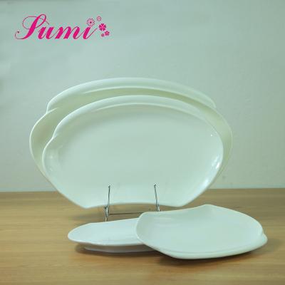 China Restaurant Viable High Quality Dinner Plate Set Unique Ceramic Tableware for sale