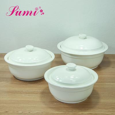 China Restaurant viable top grade ceramic cheap soup tureen, design ceramic soup bowl with logo for sale