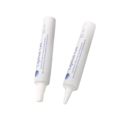 China Soft Flexible Gel 5ml 10ml ACP Plastic Pharmacy Laminated Tube With Long Spout For Scar for sale