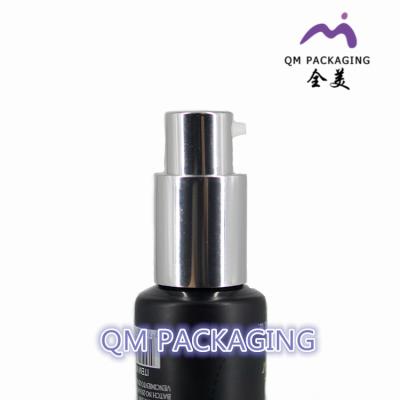 China High quality cosmetic soft black 50ml PE cosmetic tube with ariless pump for sale