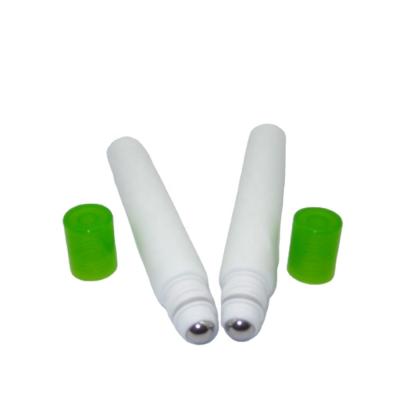 China Cosmetic empty plastic cosmetic soft roll on tube for eye essence for sale