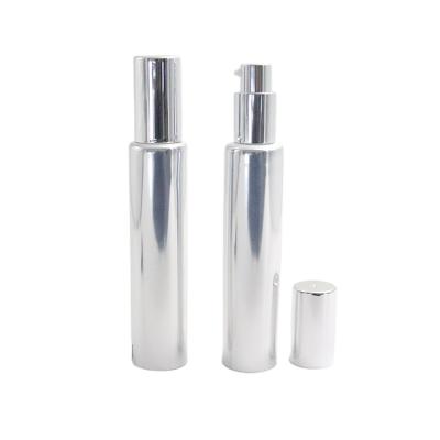 China Shiny Silver Gel Packaging 30ml 7 Layers Laminated Plastic Tube For BB Cream Cosmetic Packaging for sale