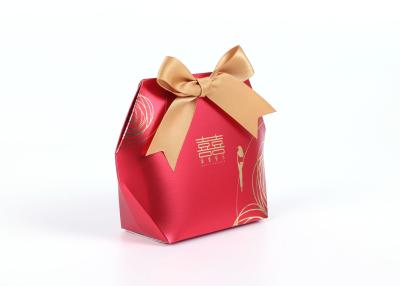 China Gedrukt Logo Gift Packing Paper Bags, het Document van het Luxehuwelijk Zak 0.6mm Dikte Te koop