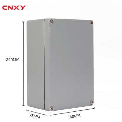 China Waterproof IP66 ABS Electrical Junction Box Die Cast Aluminum Enclosure 240*160*75 for sale