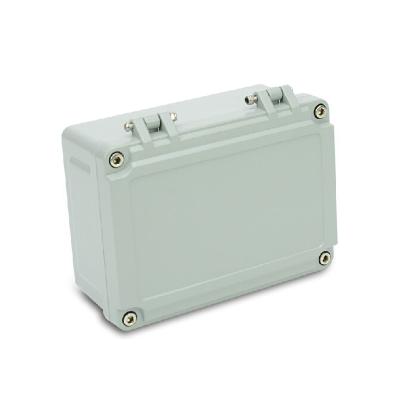 China Aluminum Hinged Junction Box Waterproof Aluminum Electronic Enclosures 185*135*85mm for sale