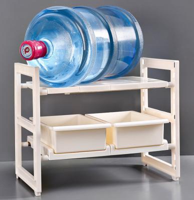 China Sustainable plastic storage rack for household storage appliances for sale