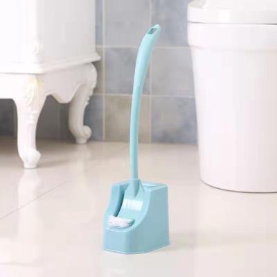 China Cheap Sustainable Price Bathroom Brush Toilet Cleaning Creative Toilet Brush Set With Base for sale