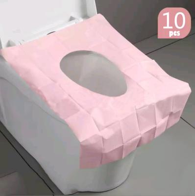 China Disposable Public Toilet Travel Home Disposable Waterproof Plastic Toilet Seat Cover for sale