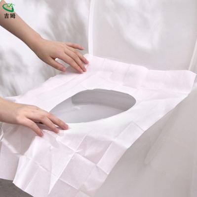 China Disposable Toilet Seat Paper Cover Flushable Travel Packet Fold Disposable Eco Friendly All-weather for sale