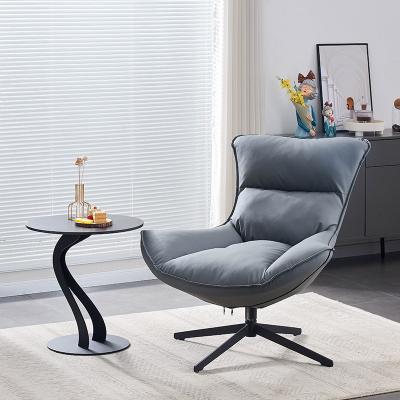 China Factory Sale Modern Gray Taupe Fabric Comfortable Shell Swivel Armchair Durable Accent Lounge Chairs For Living Room for sale