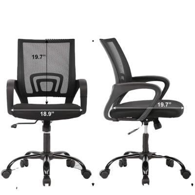 China Low Price Adjustable Weightless Swivel Chair (Height) Office Swivel Mesh Chairs Company Administrative Staff Chair for sale