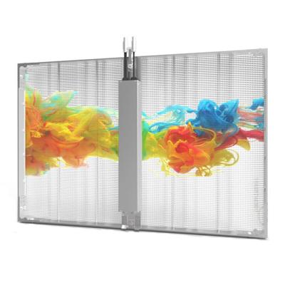 Chine Vitrail visuel 3.9mm transparent polychrome de mur de LED à vendre