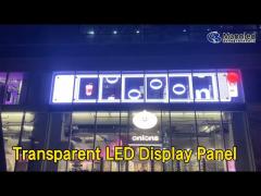 Glass Transparent LED Display Panel HD P3.91 Full Color Lightweight