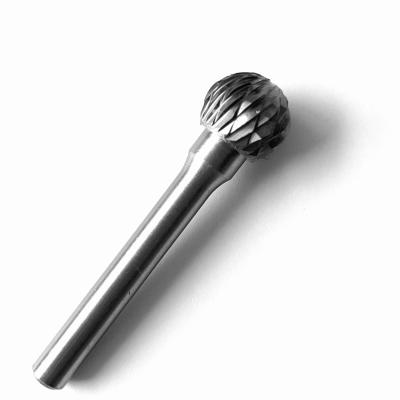 China 5/8 X 9/16 Carbide Ball Burr Die Grinder 2-1/3 Inch Overall Length for sale