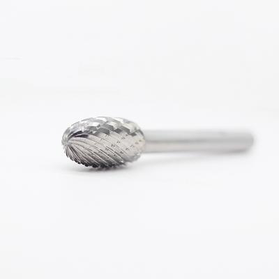 China SE-5 Carbide Burr Die Grinder Bit Tungsten Carbide Burr Rotary File Oval Shape On 1/4