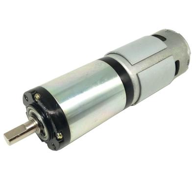 China 1000 RPM Planetary Gear Motor Gearbox 12V Totally Enclosed Generator 24V Brushed DC Motors for sale