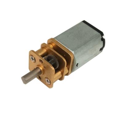 China Totally Enclosed Speed ​​Reducer 12Mm DC 6V Gear Motor Below 50 Mini Micro Gear Motor for sale