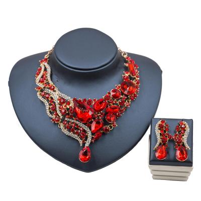 China LAN CLASSIC PALACE African jewelry engagement cheap necklace and earrings wedding decoration for sale