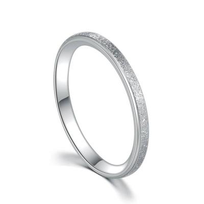 China Retro model s925 nsg wind couples ring crenel design creative opening ring plain silver stone simple ring for sale