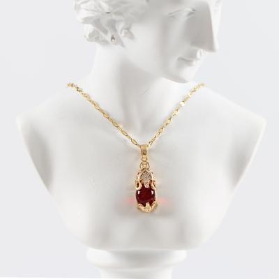 China LANFLORA New CLASSIC Fashion Zircon Women Stainless Steel Necklace For Birthday Party Factory Store Necklace Wholesale Price for sale