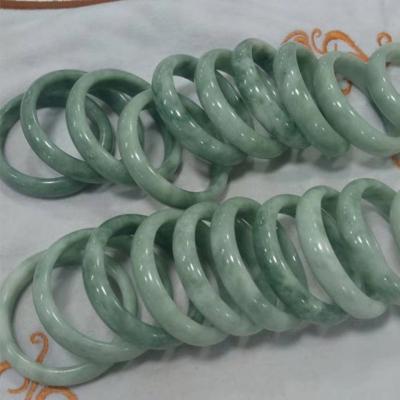 China Natural Seer FASHIONABLE Female Fortune Jade Bracelet Xinjiang White Jadeite Bracelet Royal Palace Jadeite Bracelet for sale