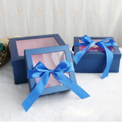 China Recyclable Wholesale Pink Flower Gift Box Paper Box For Flower Flowers Preserved Gift Box for sale