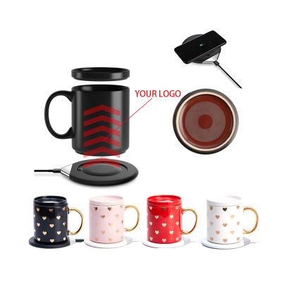 China USB Viable Smart Mug Heater Coaster Temperature Heat Coffee Mug Warmer Smart Heater for sale