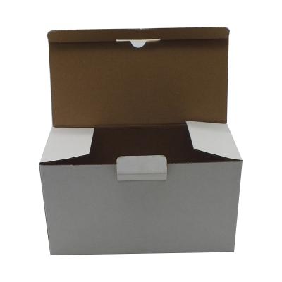 China Designer Luxury Gift Custom Handmade Packaging Two Piece Black And White Corrugated Shipping Box Wholesale for sale