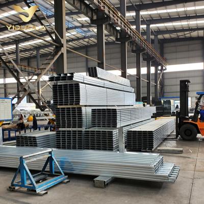 China Light steel constructions z/c metal channel purlin profile steel construction price for sale