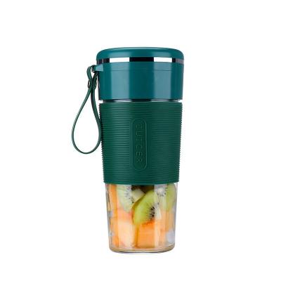 China Household 300ML Wirelss Portable Glass Bottled Hardware Three Speed ​​Electric Cup Quantity 30S Juicing Freshly Squeezed 6 Leaf Blades Juicer for sale