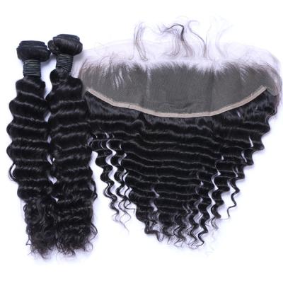 China Curly Hair V-Tip Curly Hair Extension With Closure And Can To Be Custom Curly Hair Closure for sale