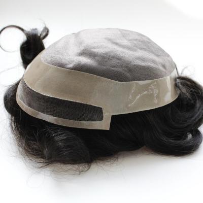 China Hot sale factory price wholesale cheap hair replacement system men hairpieces for sale