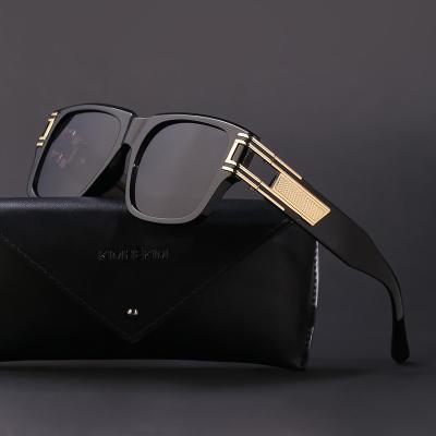 China Fashion LBAShades sunglasses 2021 fashionable outdoor men women new retro large square sunglasses personalized sunglasses for sale