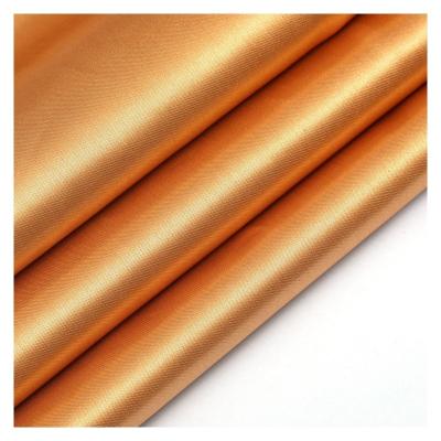 China Antistatic 100% Polyester Satin Fabric Mirror Satin Fabric Plain Dyed Satin Fabric for sale