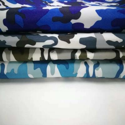 China Camouflage Cloth Fabric Plain Polyester Microfiber Waterproof Outdoor Fishing Printed 100% Fabric for sale