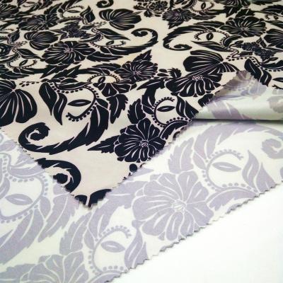 China Wholesale high quality memory 100% polyester fiber peach fabric micro print finish fabric for sale