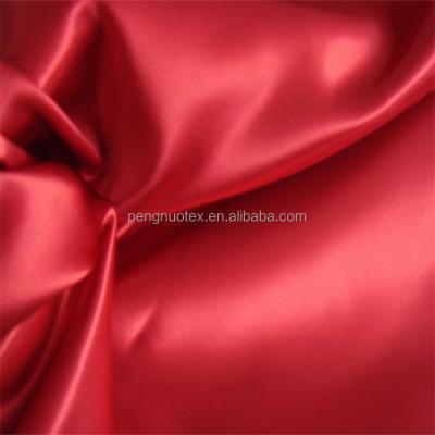 China Antistatic Bright Fabric / Antistatic Poly Satin Fabric For Wedding Chair Cover for sale