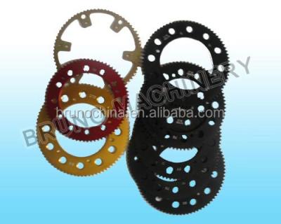 China Aluminum Super Kart Square Hole 219 Sprocket Automotivea Sprocket for sale