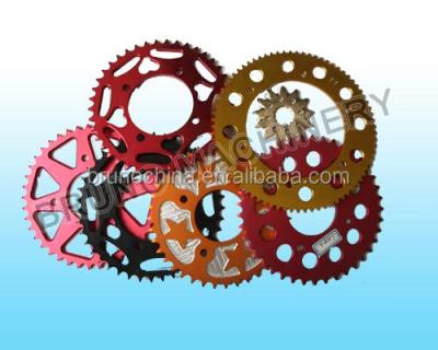 China good quality cnc racing 38-55 teeth rear aluminum sprocket non standard for sale