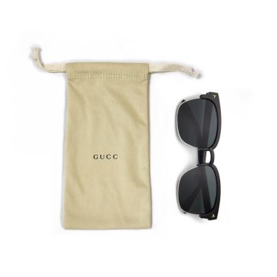 China Wholesale Custom Eco Felt Sun Glasses Unzipped Show Drawstring Bags Packaging SF21-00532 for sale