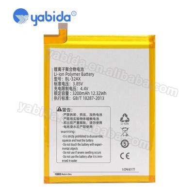 China Wholesale Cell Phone Factory Price Storage Phone Battery BL-32AX 3.85v 3250mAh For Infinix X555 for sale