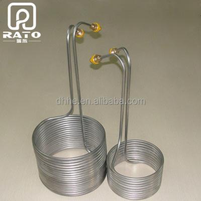 China Cooling System Food Grade Stainless Steel Wort Chiller For Home Brewing for sale