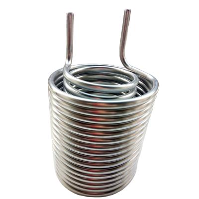 China Chiller Refrigeration Parts Stainless Steel Tube For Colder Wort Beer for sale