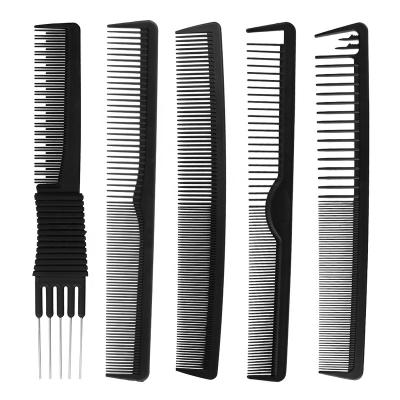 China Fashionable Five Aspect Double Head Comb Tony Pin Cover Hair Cutting Double Use Haircut Comb Professional Hairdressing Styling Comb Appliances for sale