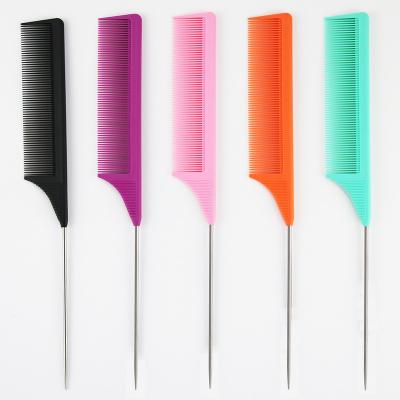 China Carbon Anti-Static Wholesale Private Label » Customize Largest Salon Rat Tail Hair Braiding Comb for sale