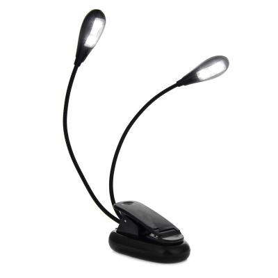 China Adjustable Brightness 3 USB LED Book Light Flexible Light For Book Reading Light for sale